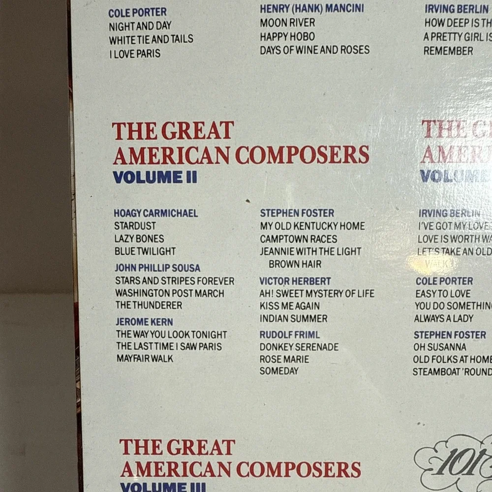 The Great American Composers - 101 Strings - 5-CD Set - New,‎ Sealed
